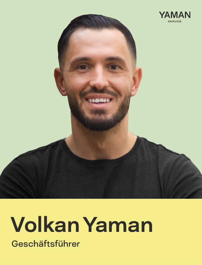 Portrait des Geschäftsführers Volkan Yaman
